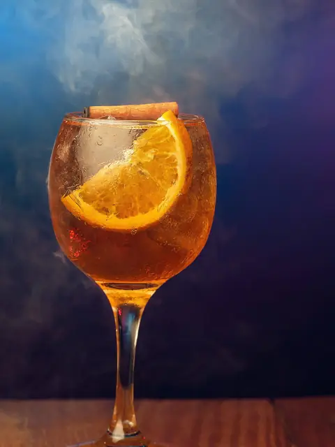 Aperol Spritz na taça